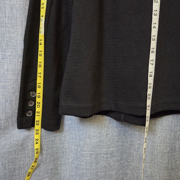 NWT BANANA REPUBLIC Boucle Collarless Jacket Women’s Petite S Black - Picture 5 of 11